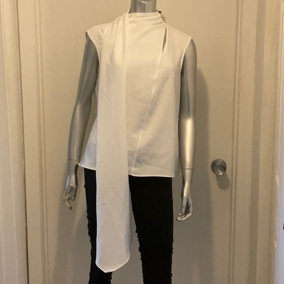 AdL ADIL Working Chic Short Sleeve Blouse NWT - Picture 1 of 8